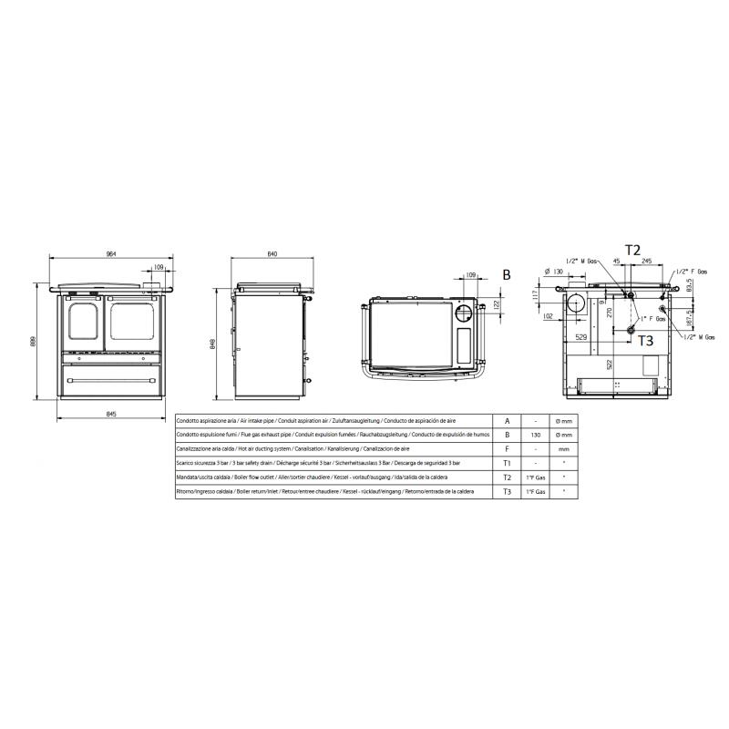 Holzbefeuerter Thermokocher - LA NORDICA TermoSovrana DSA 16,5 kW – Image 2